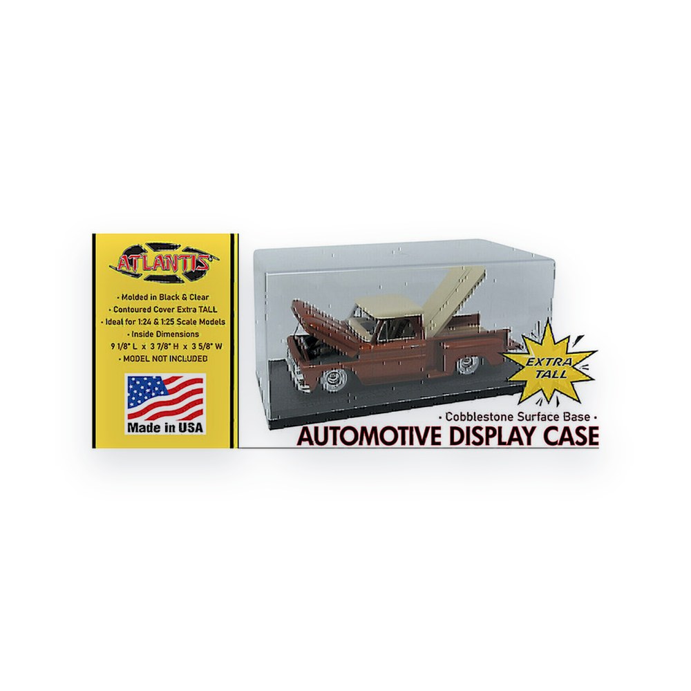 Atlantis Models Auto Display Case for 1/24 & 1/25, Cobblestone Street