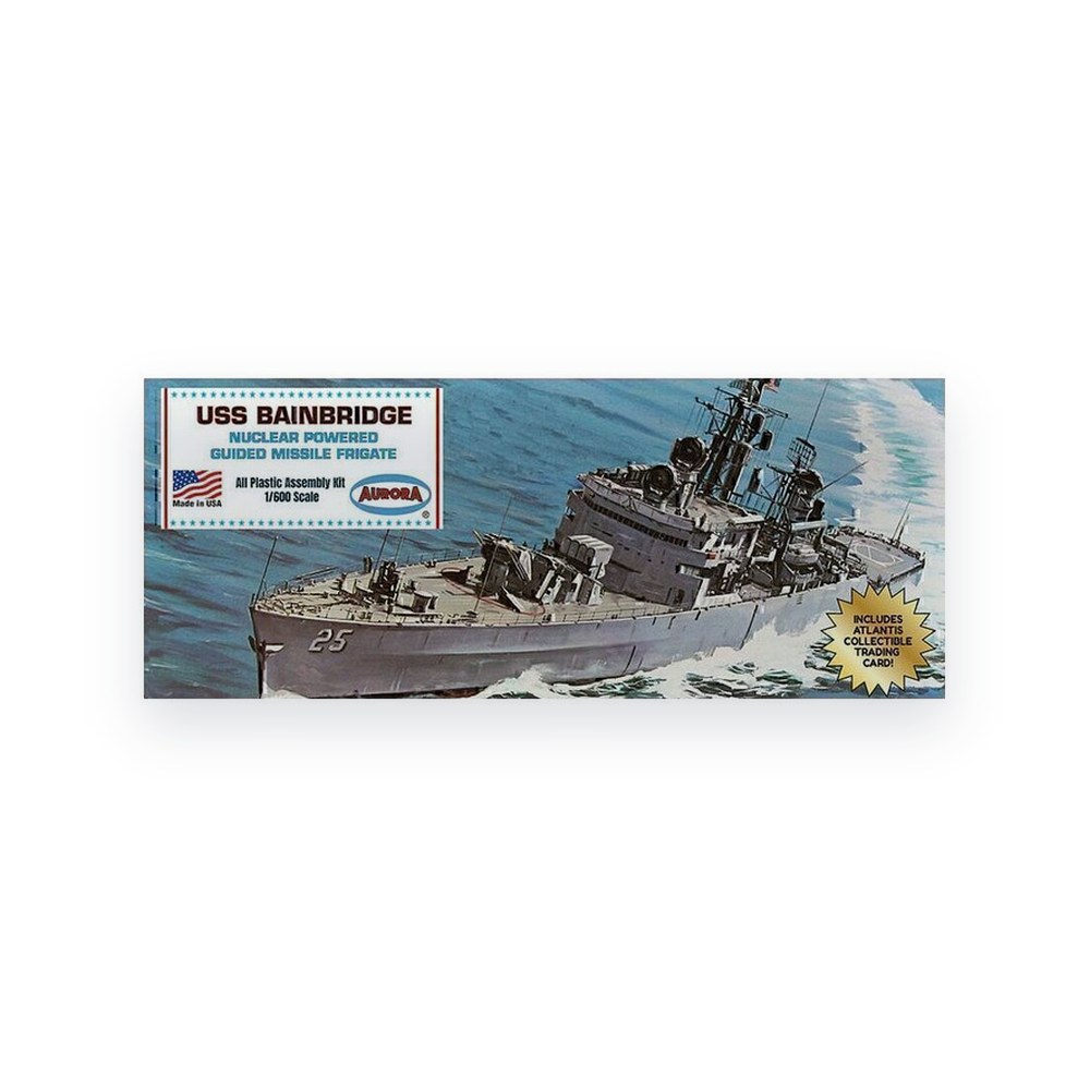 Atlantis Models USS Bainbridge, 1/600, Plastic Model Kit