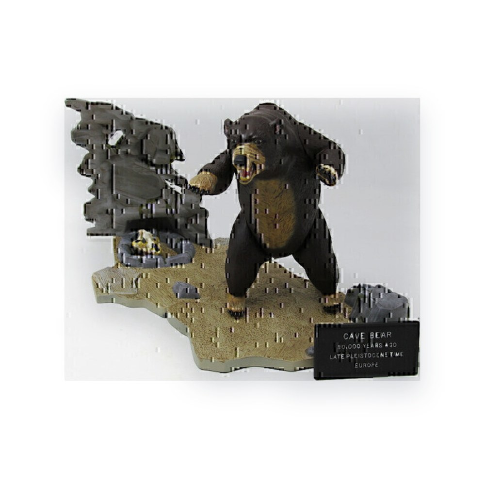 Atlantis Models Prehistoric Scenes Cave Bear, Plastic Model Kit