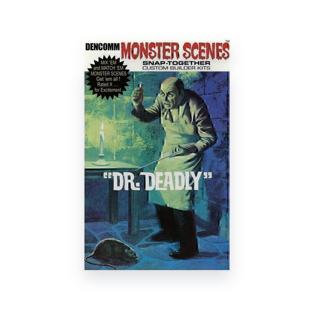 Atlantis Models 1/13 Monster Scenes Dr. Deadly Figure, Plastic Model Kit