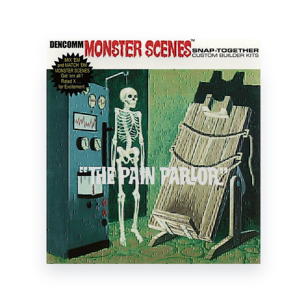 Atlantis Models 1/13 Monster Scenes The Pain Parlor Figure, Plastic Model Kit