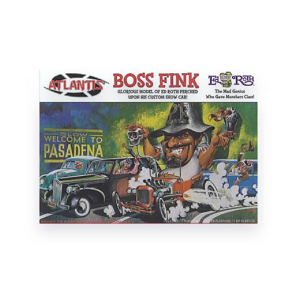 Atlantis Models Ed Roth Boss Fink, 1/25, Plastic Model Kit