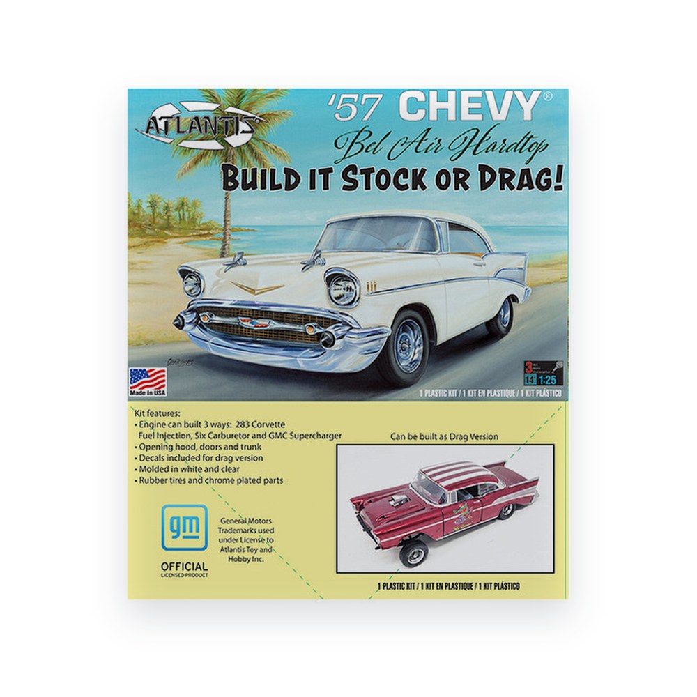 Atlantis Models 1957 Chevy Bel Air, 1:25