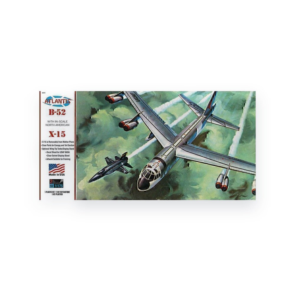 Atlantis Models B-52 and X-15 with Swivel Stand