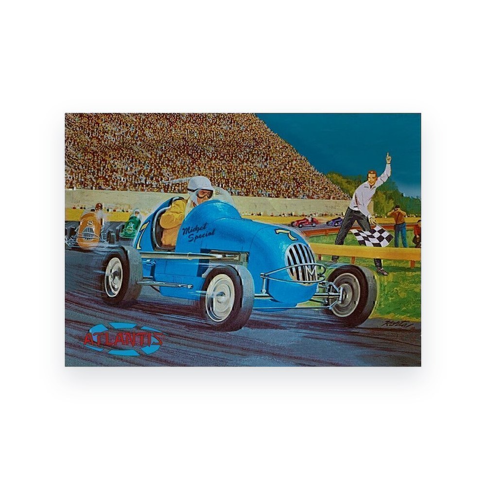 Atlantis 1/20 Midget Racer Plastic Model Kit