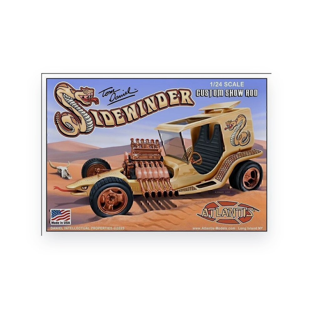Atlantis 1/24 Sidewinder Custom Show Rod by Tom Daniel, Plastic Model Kit