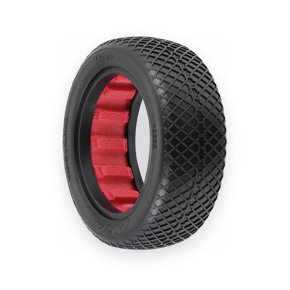 AKA Racing 1:10 Viper 4WD Front 2.2 Off-Road Buggy Tires, Super Soft Long Wear, Set of 2