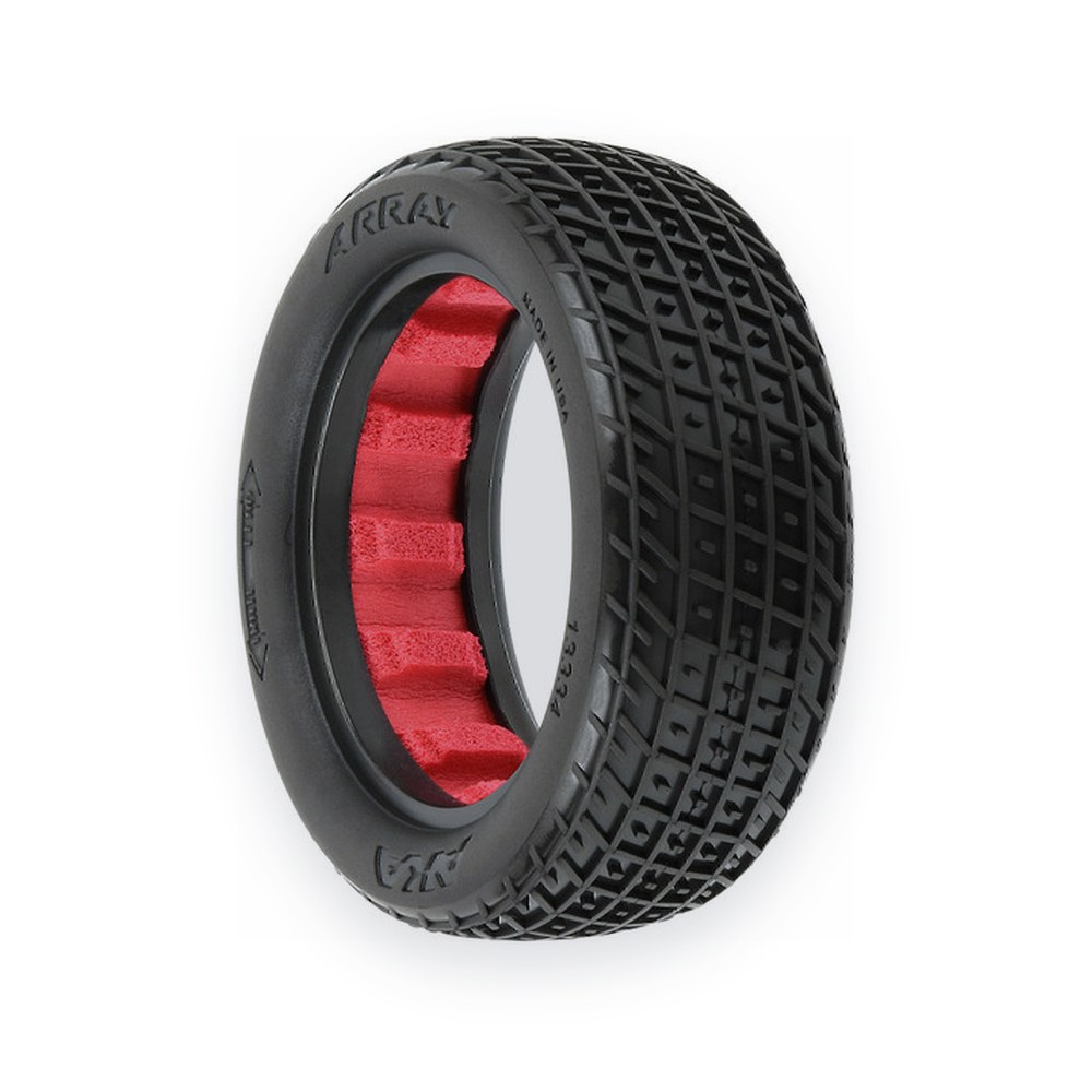 AKA Racing Array 2.2 Dirt Oval Buggy Front Tires for 2WD/4WD, Medium Soft, Set of 2