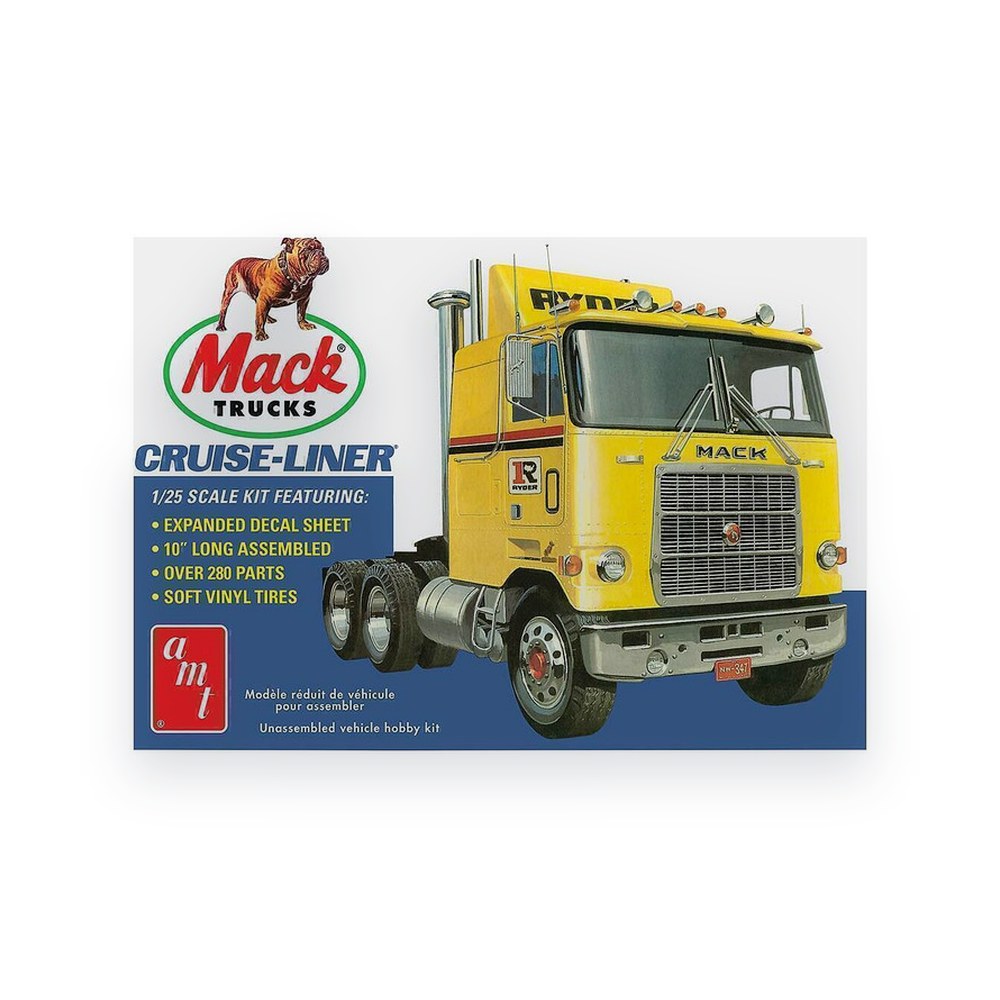 AMT Mack Cruise-Liner Semi Tractor, 1/25 Plastic Model Kit