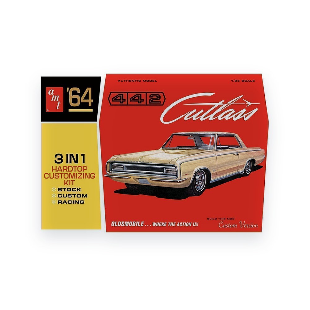AMT 1964 Olds Cutlass 442 Hardtop, 1:25 Plastic Model Kit
