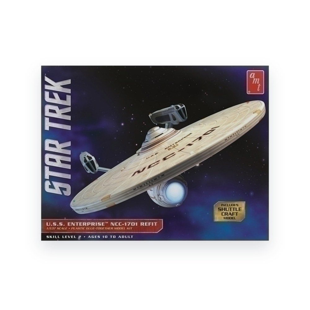 AMT Star Trek USS Enterprise NCC-1701 Refit, 1:537 Scale Plastic Model Kit