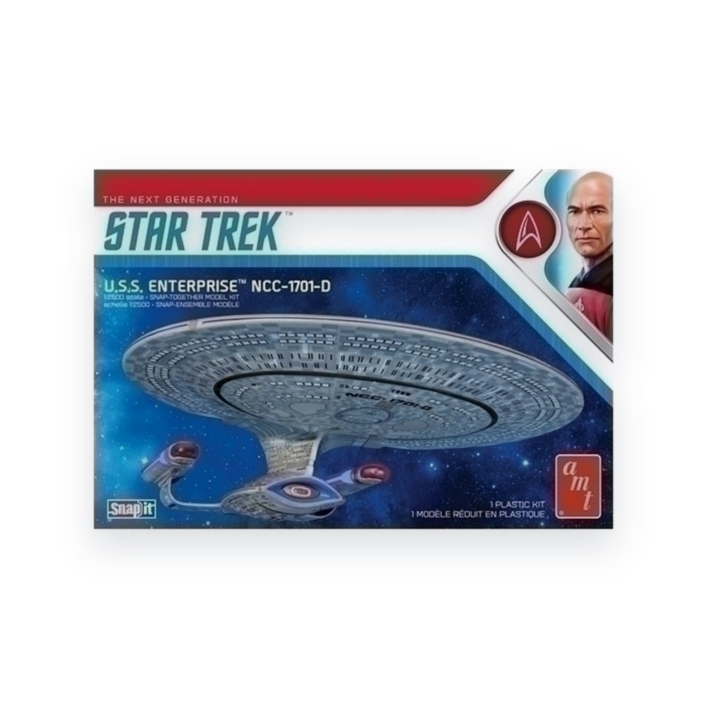 AMT Star Trek USS Enterprise-D Snap Kit, 1/25000