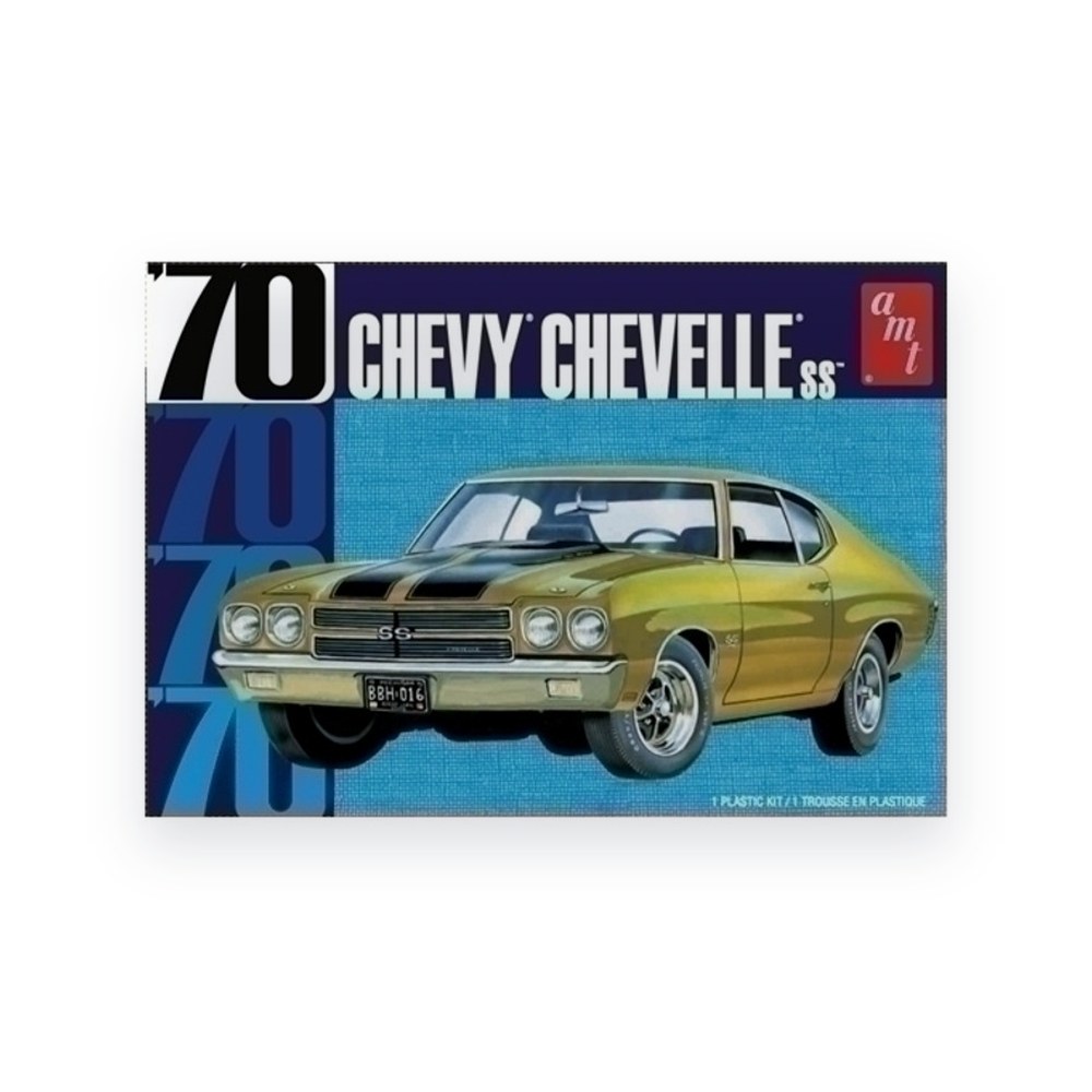 AMT 1970 Chevy Chevelle 22, 2T, 1/25 Plastic Model Kit