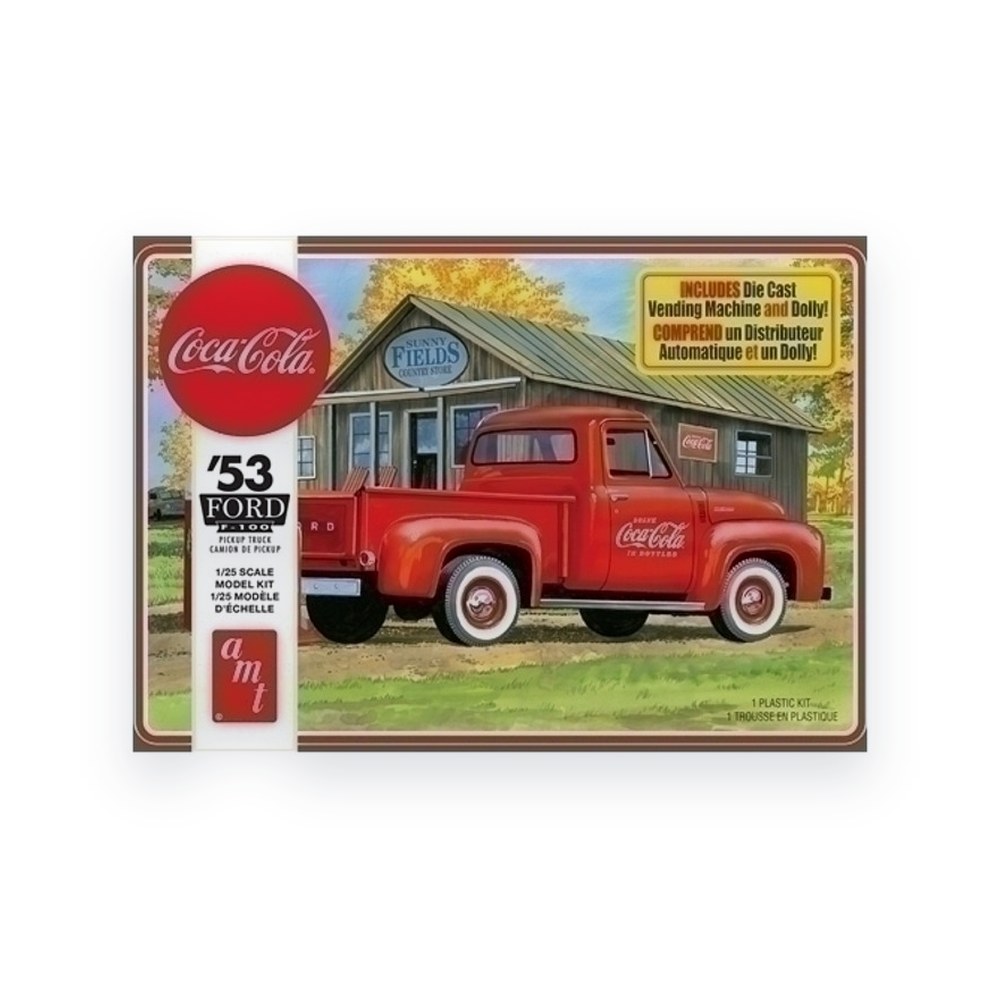 AMT 1953 Ford Pickup Coca-Cola, 2T, 1/25 Plastic Model Kit