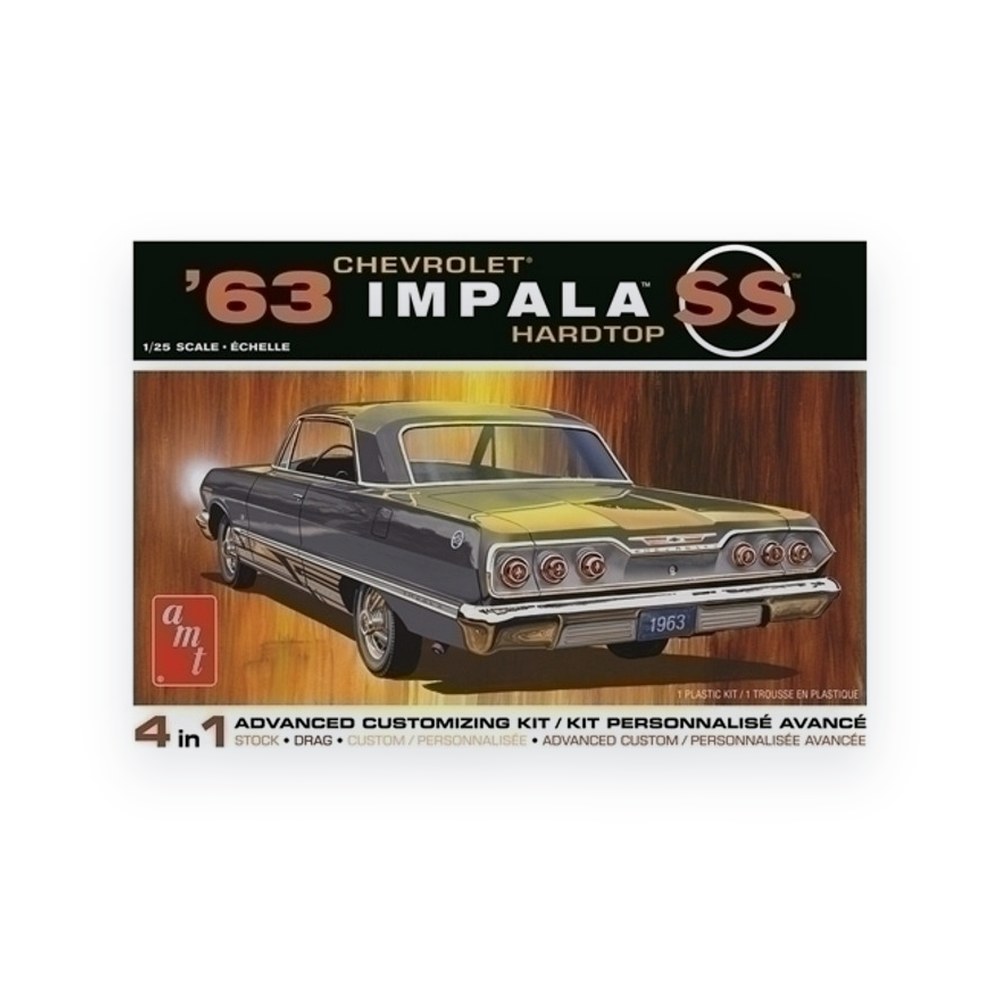 AMT 1963 Chevy Impala SS Hardtop, 1/25 Plastic Model Kit