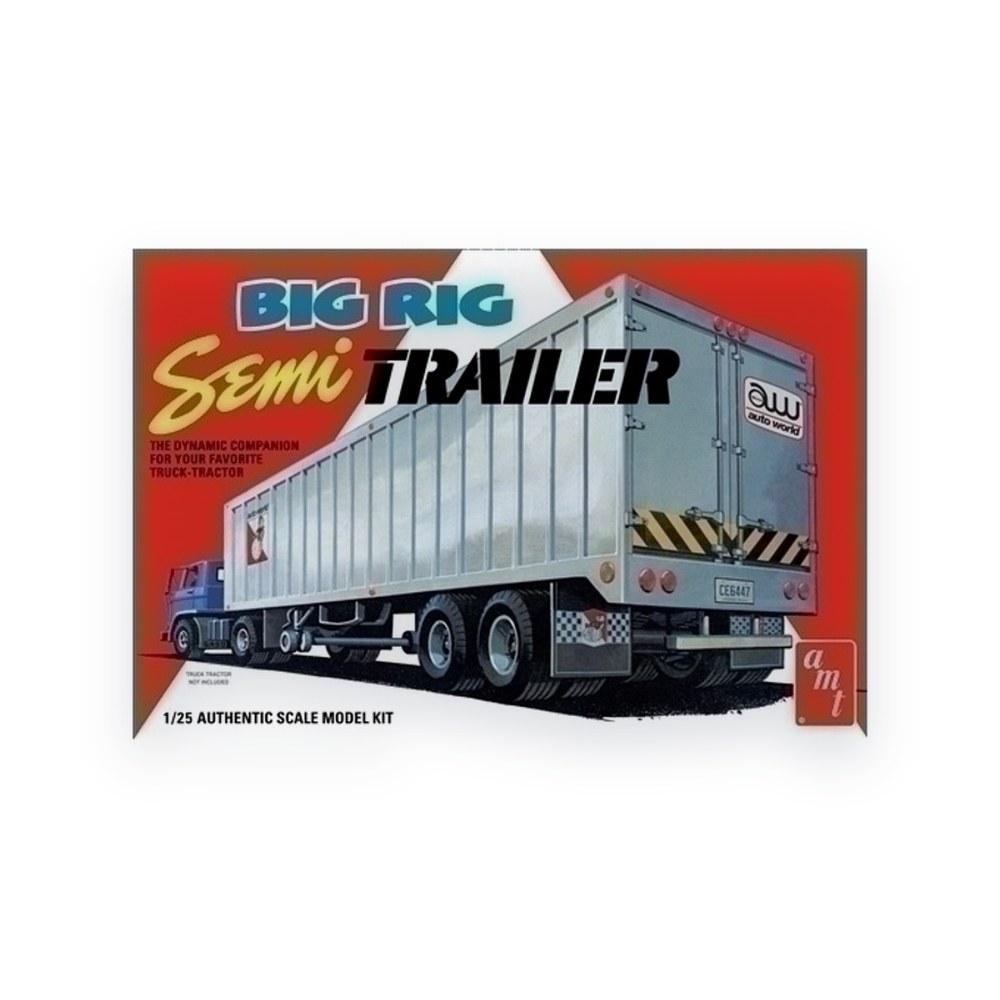 AMT Big Rig Semi Trailer, 1/25 Plastic Model Kit