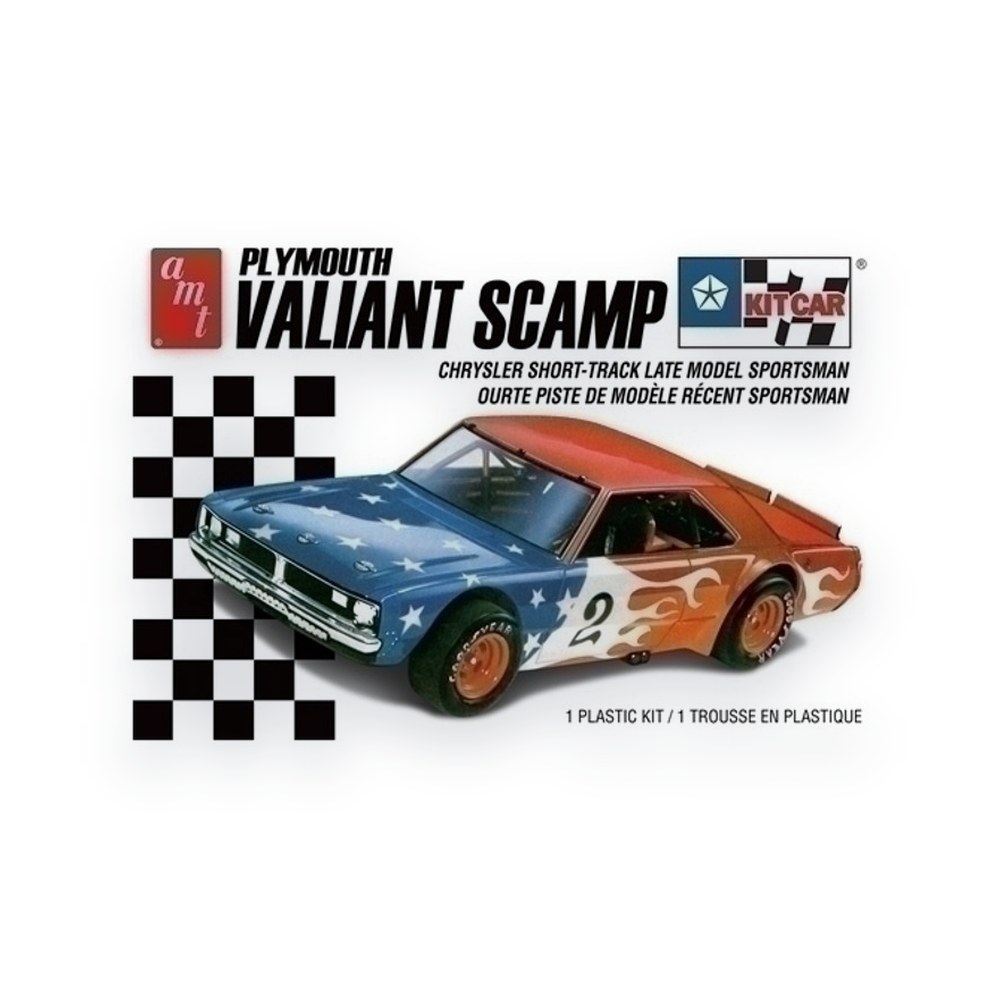 AMT Plymouth Valiant Scamp Kit Car, 2t, 1/25 Plastic Model Kit
