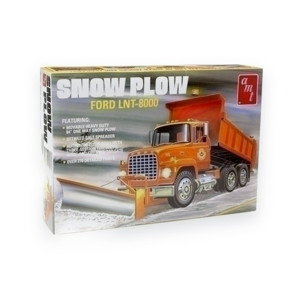 AMT Ford LNT-8000 Snow Plow, 1/25 Plastic Model Kit