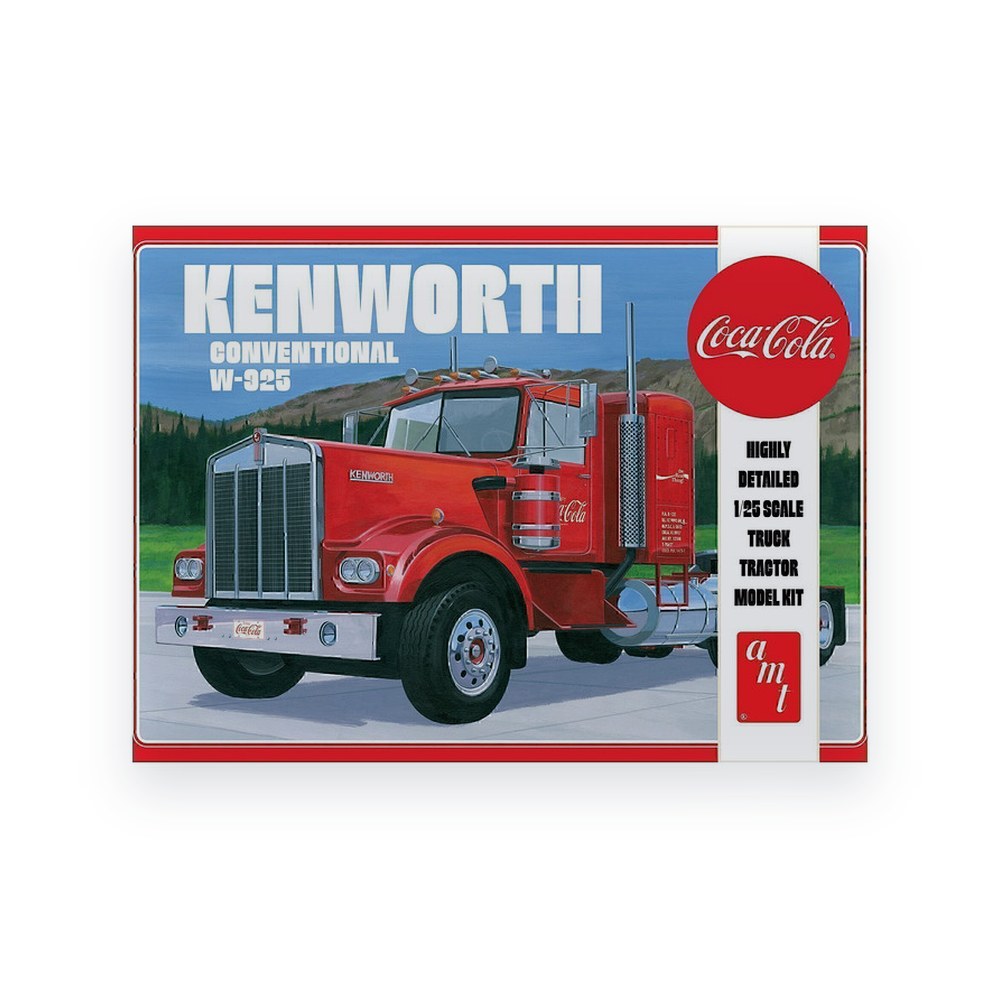AMT Kenworth 925 Tractor Coca-Cola, 1:25 Plastic Model Kit