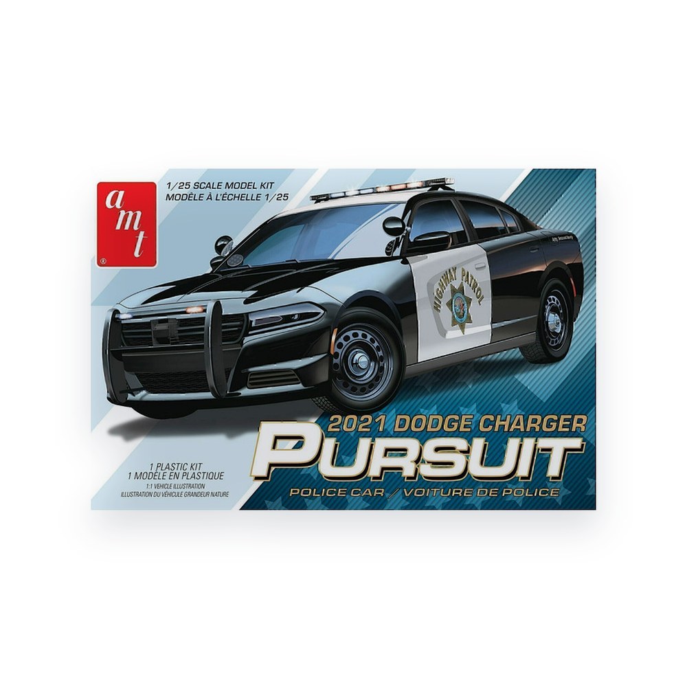 AMT 2021 Dodge Charger Police Pursuit, 1/25 Plastic Model Kit