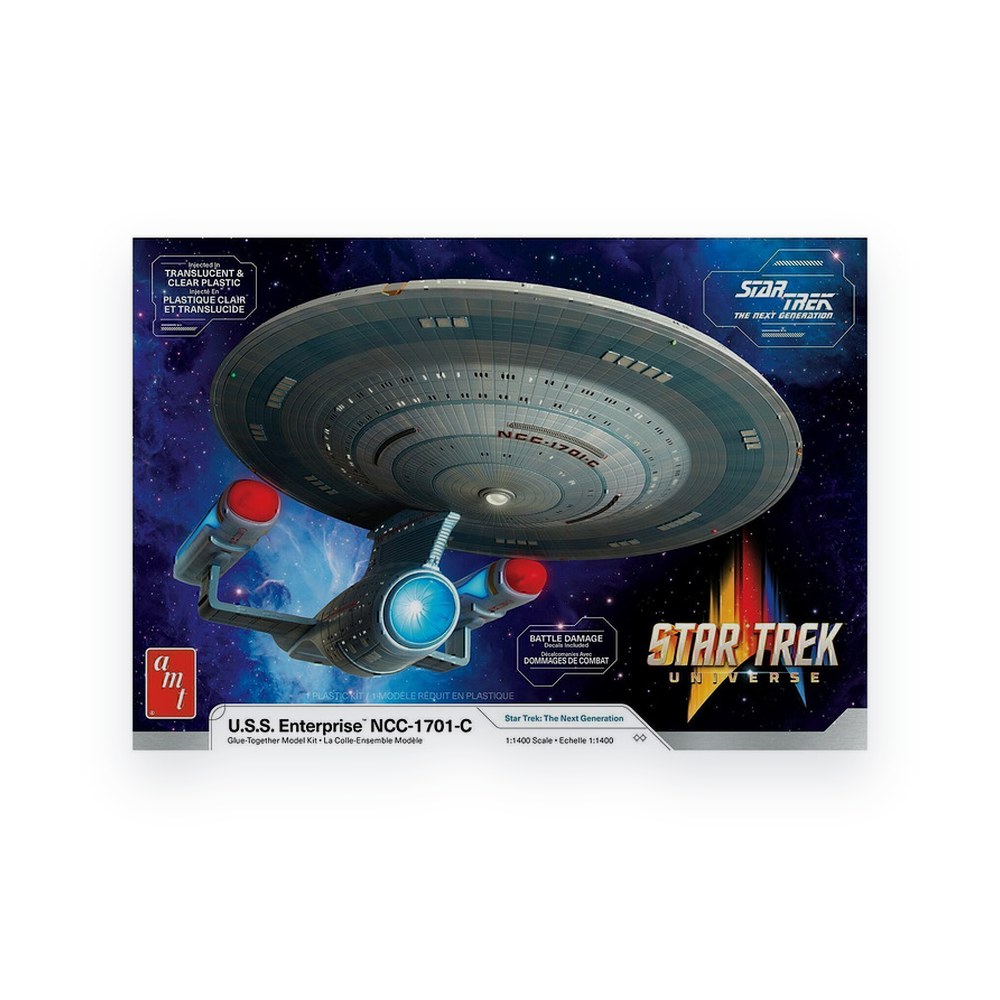 AMT Star Trek U.S.S. Enterprise NCC-1701-C, 1/1400 Plastic Model Kit