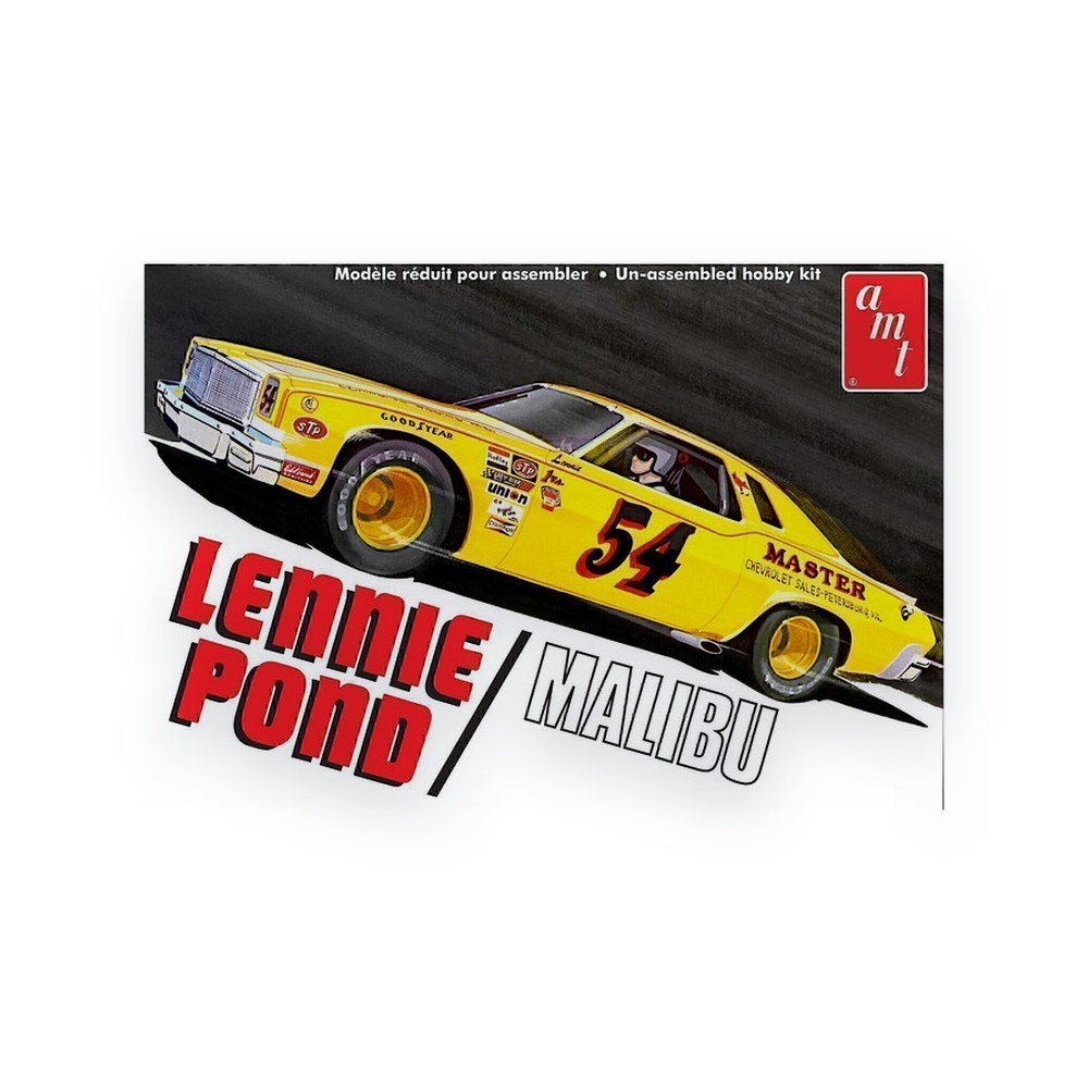 AMT Lennie Pond 1974 Chevy Malibu Stock Car, 1/25 Plastic Model Kit
