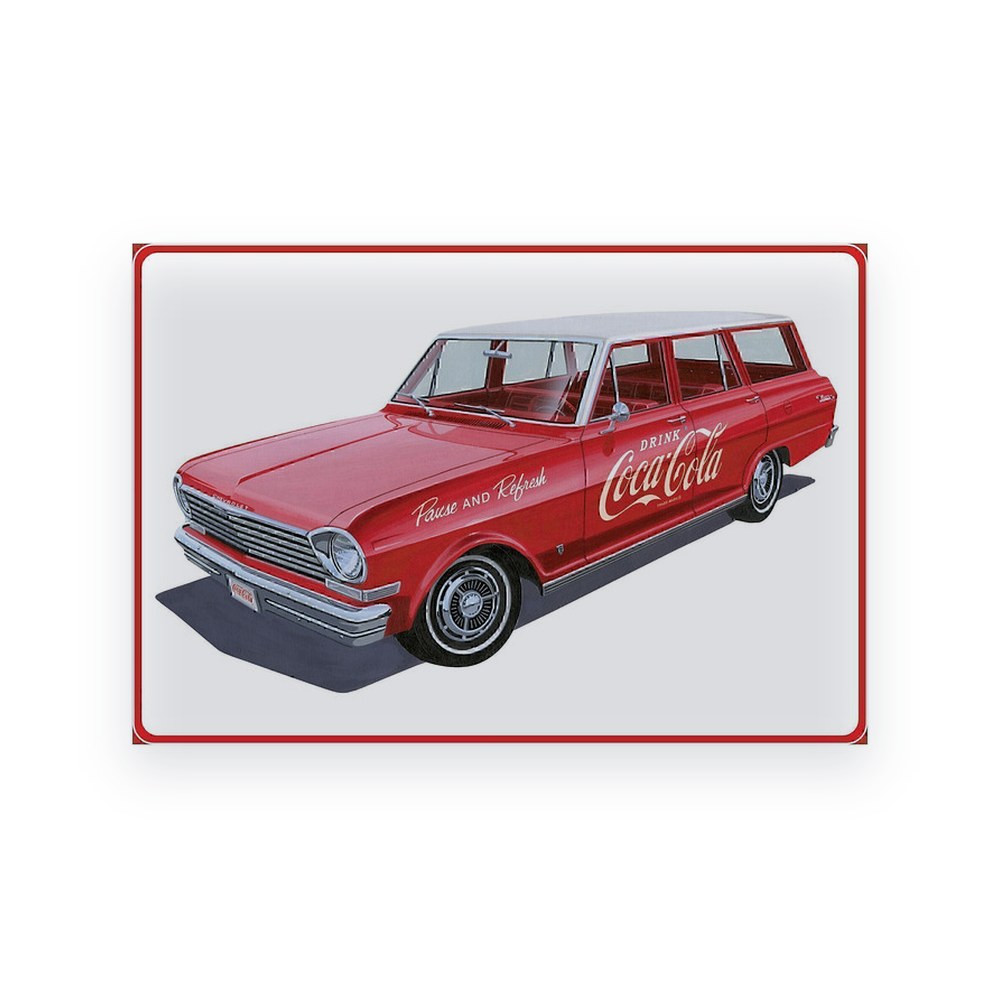 AMT 1963 Chevy II Nova Wagon, with Crates, Coke, 1/25 Plastic Model Kit