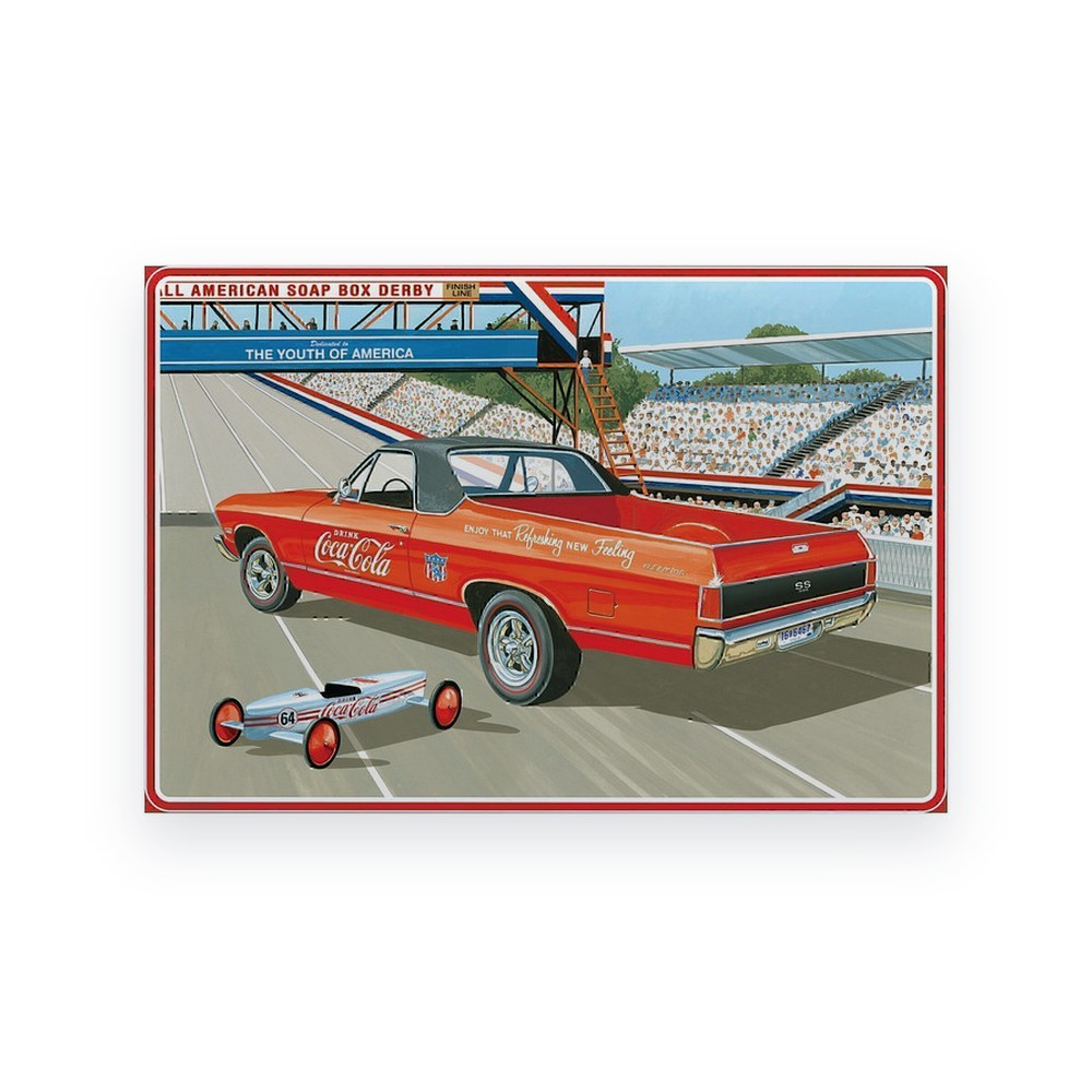 AMT 1968 Chevy El Camino SS, Coca-Cola, 1/25 Plastic Model Kit