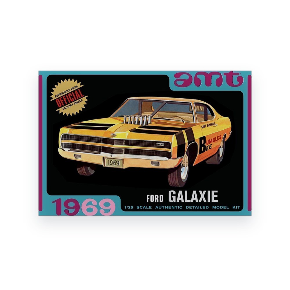 AMT 1969 Ford Galaxie Hardtop, 1/25 Plastic Model Kit