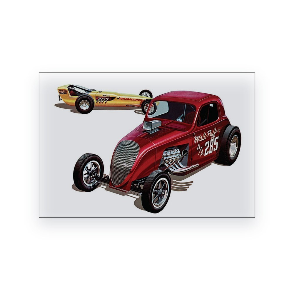AMT Fiat Double Dragster, 1/25 Plastic Model Kit