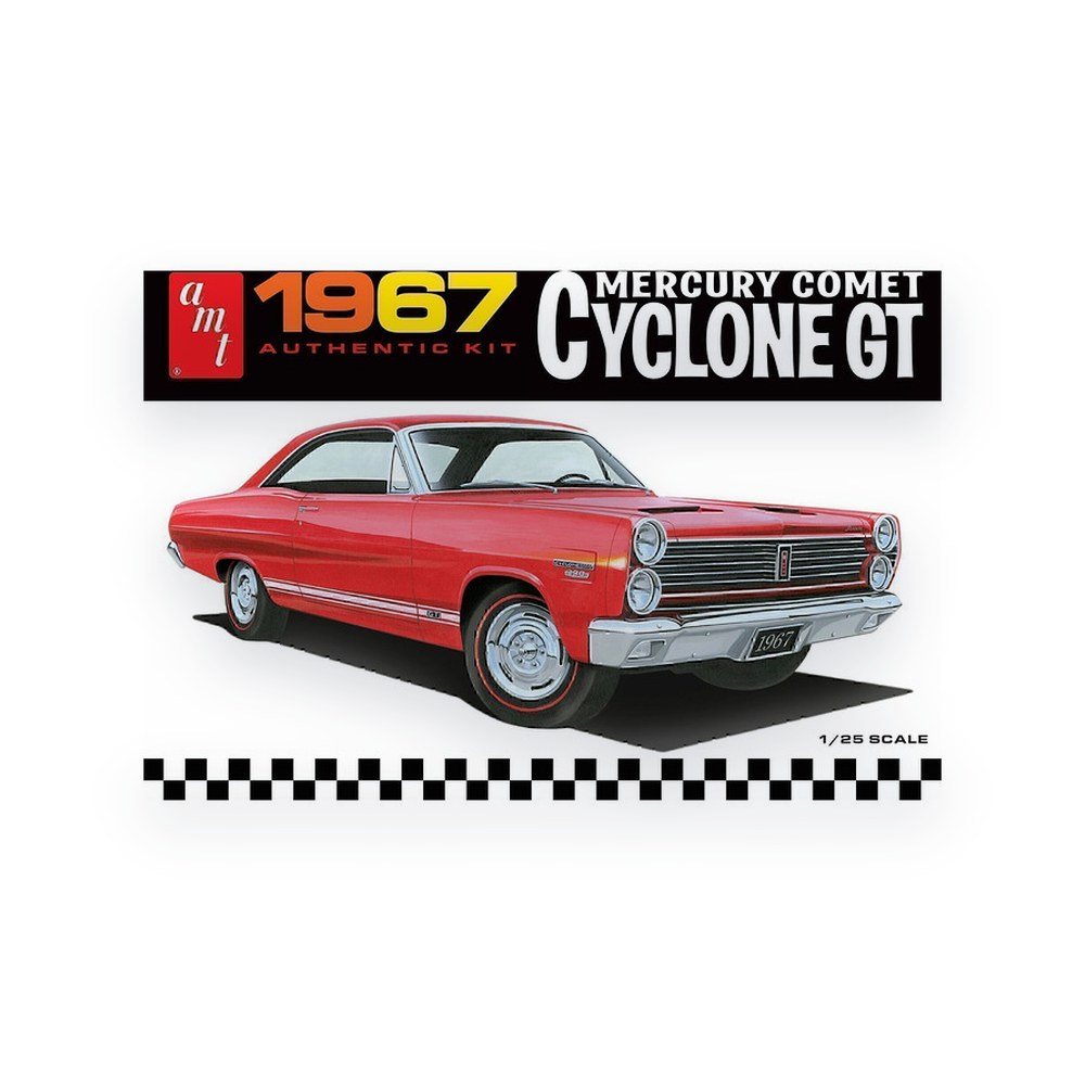 AMT 1967 Mercury Cyclone GT, 1/25 Plastic Model Kit