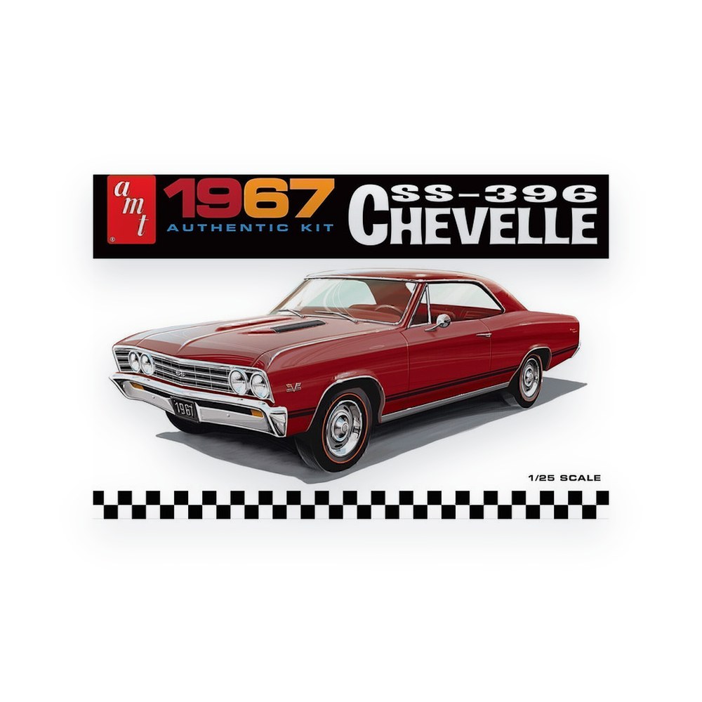 AMT 1967 Chevy Chevelle SS396, 1/25 Plastic Model Kit