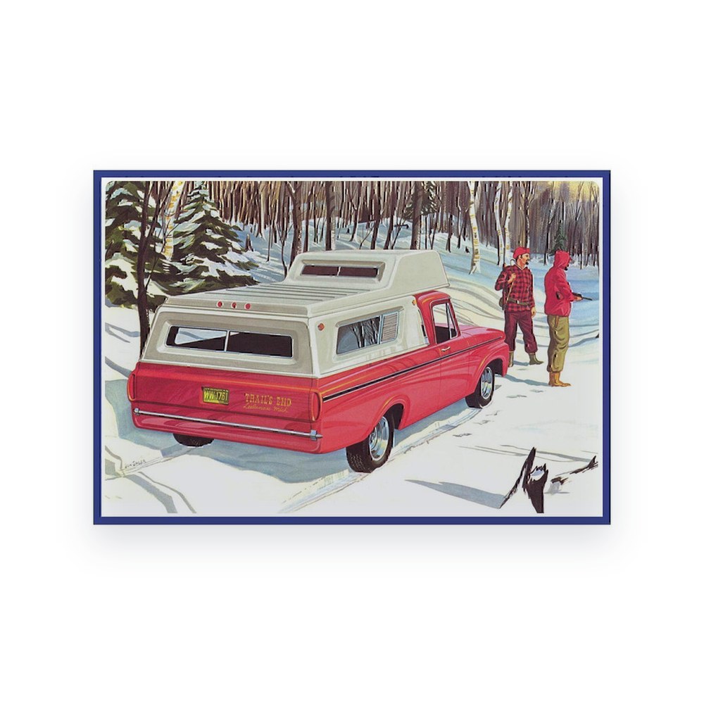 AMT 1963 Ford F-100 Camper Pickup, 1/25, New Tooling