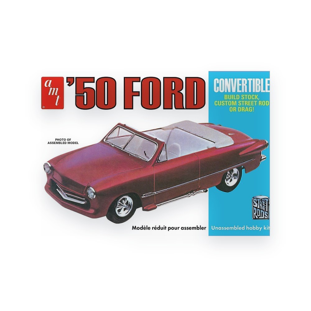 AMT 1950 Ford Convertible, Street Rods Edition, 1/25