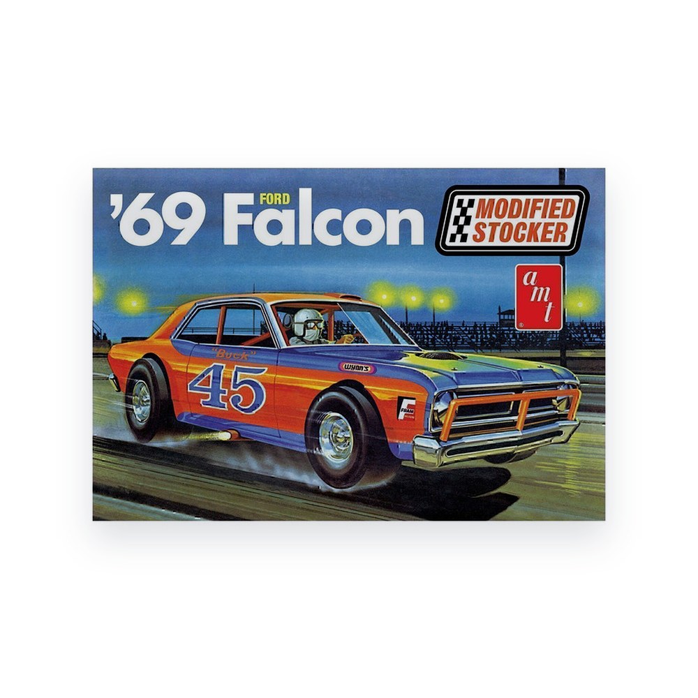 AMT 1969 Ford Falcon Modified Stocker, 1/25 Plastic Model Kit