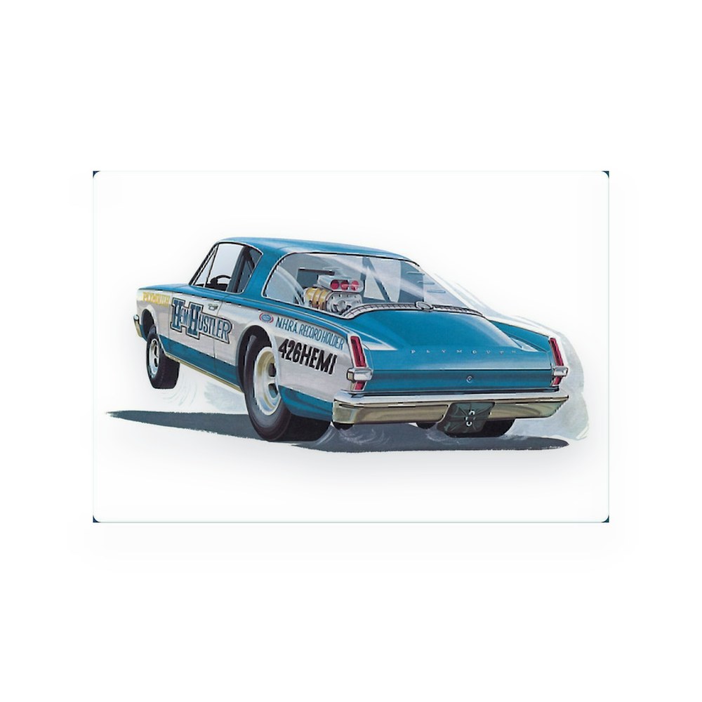 AMT 1966 Plymouth Barracuda Funny Car, Hemi Hustler, 1/25 Plastic Model Kit