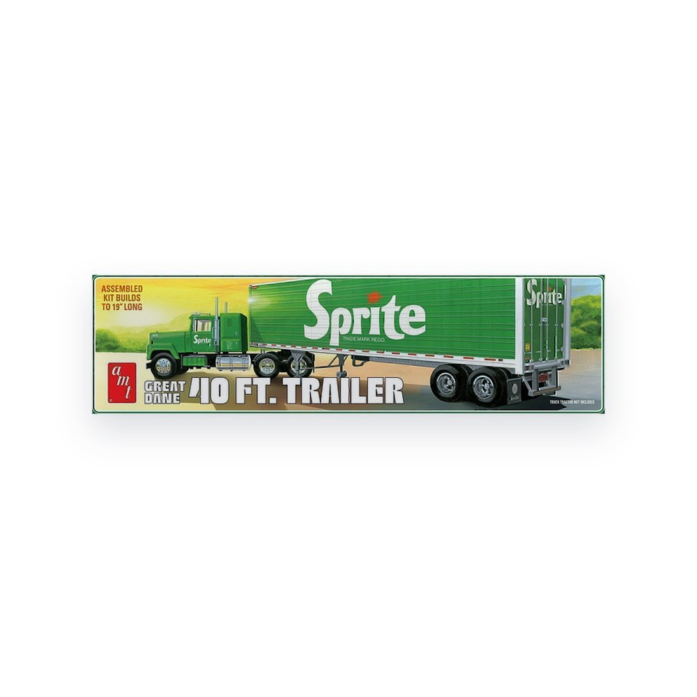 AMT Great Dane Dry Goods Trailer, Sprite, 1/25 Plastic Model Kit