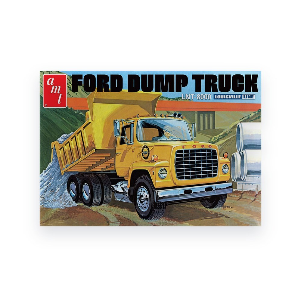 AMT Ford LNT-8000 Louisville Dump Truck Plastic Model Kit