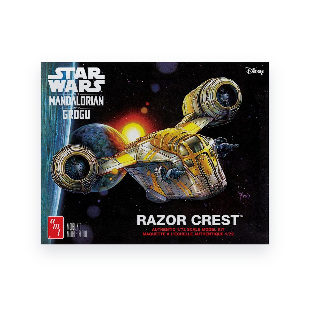 AMT Star Wars: The Mandalorian & Grogu Razor Crest Plastic Model Kit
