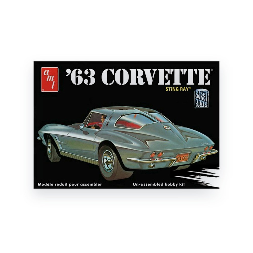 AMT 1963 Chevy Corvette, 1/25