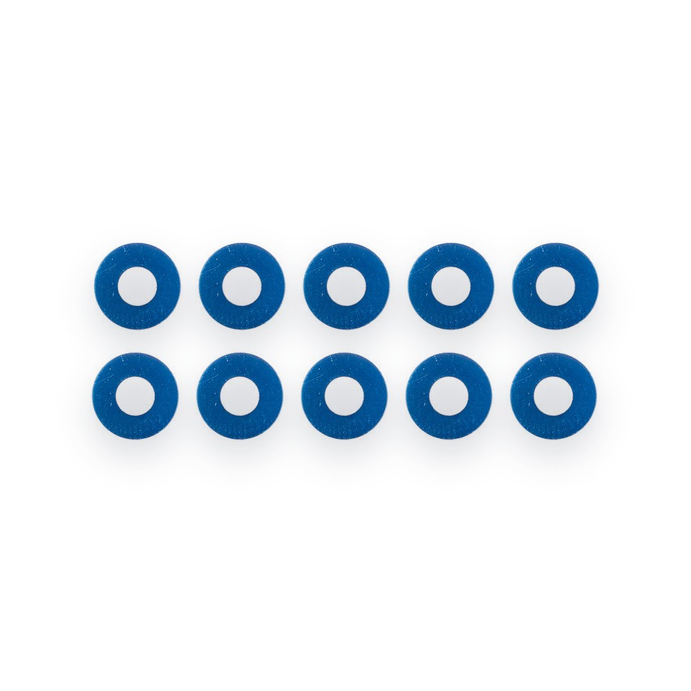 Associated Factory Team Blue Aluminum Wheel Hex Spacer Set