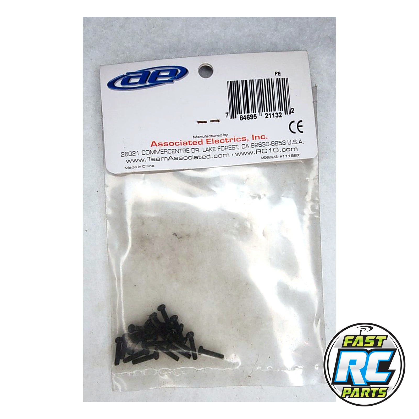 Associated BHPS Screws, M2x9mm