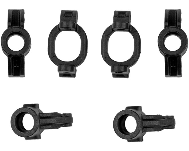 RC24 ZOOM Steering Caster Blocks and Rear Hubs