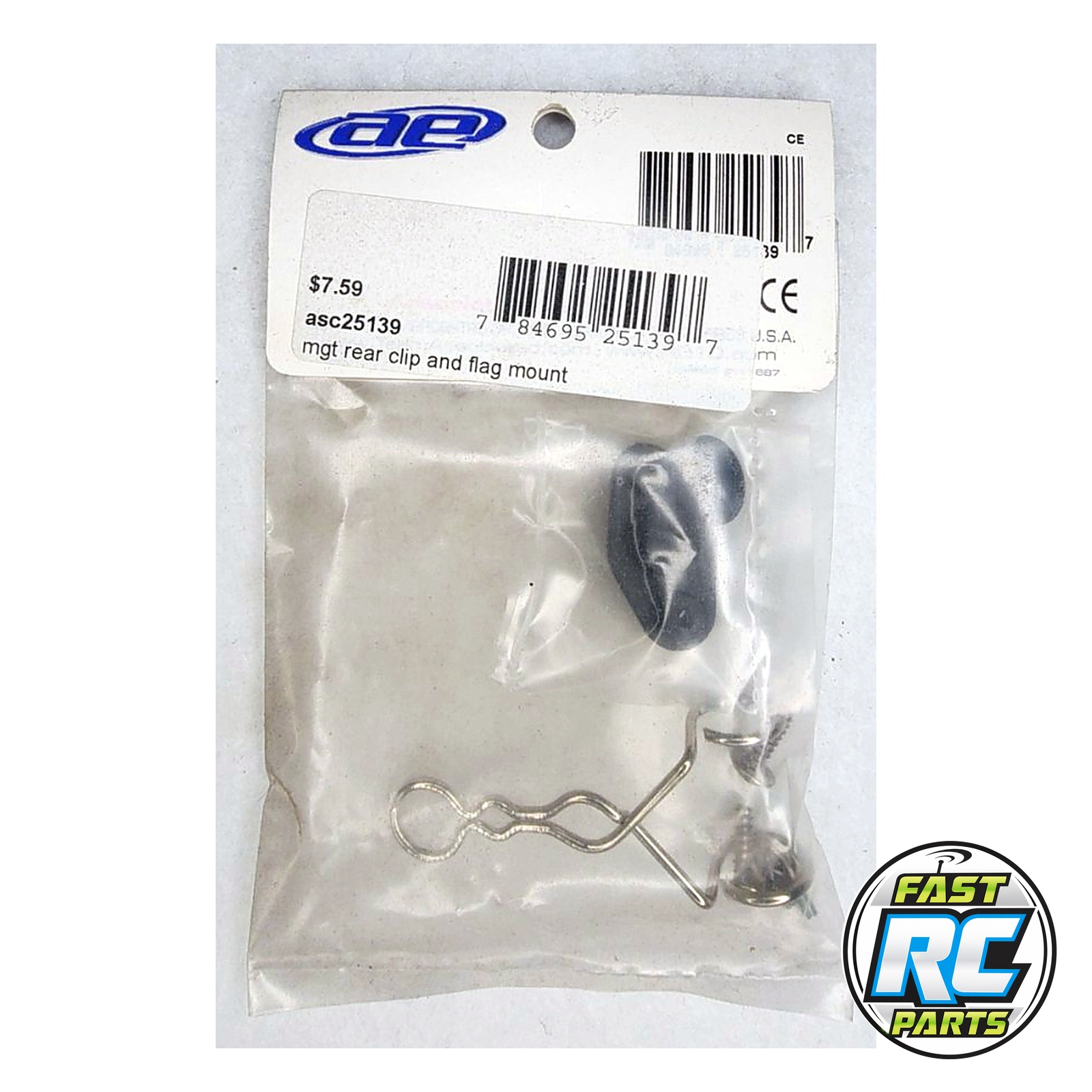 Associated Mgt Rear Clip and Flag Mount