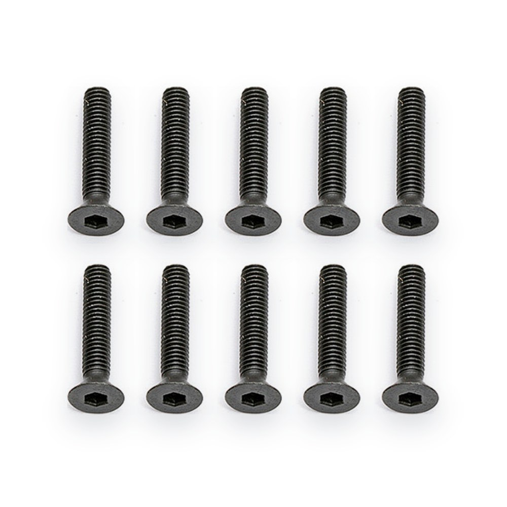 Associated M3x16mm FHCS Flat Head Cap Screws, 10 pcs
