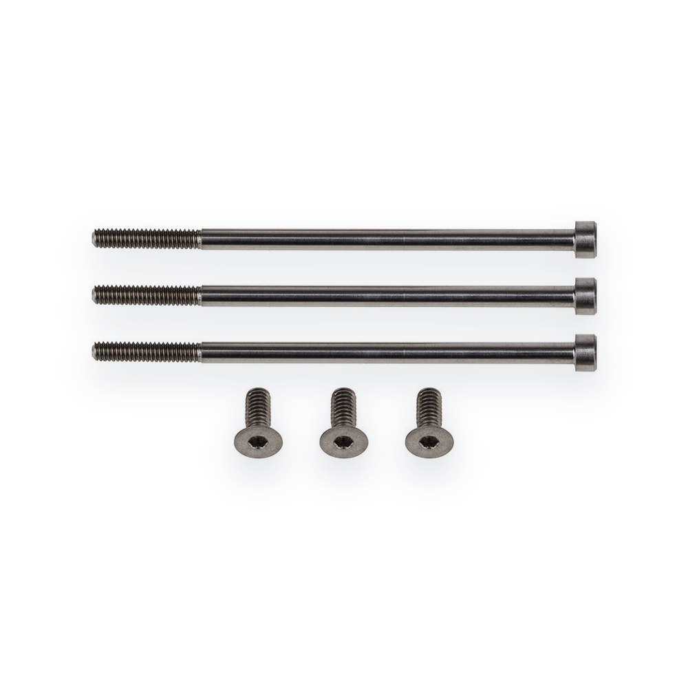 Associated Titanium Motor Screw Set, SP5, 6