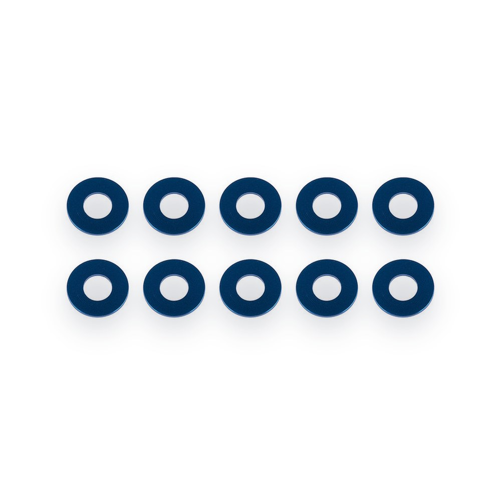 Associated Blue Aluminum Washers, 7.8x3.5x0.5mm