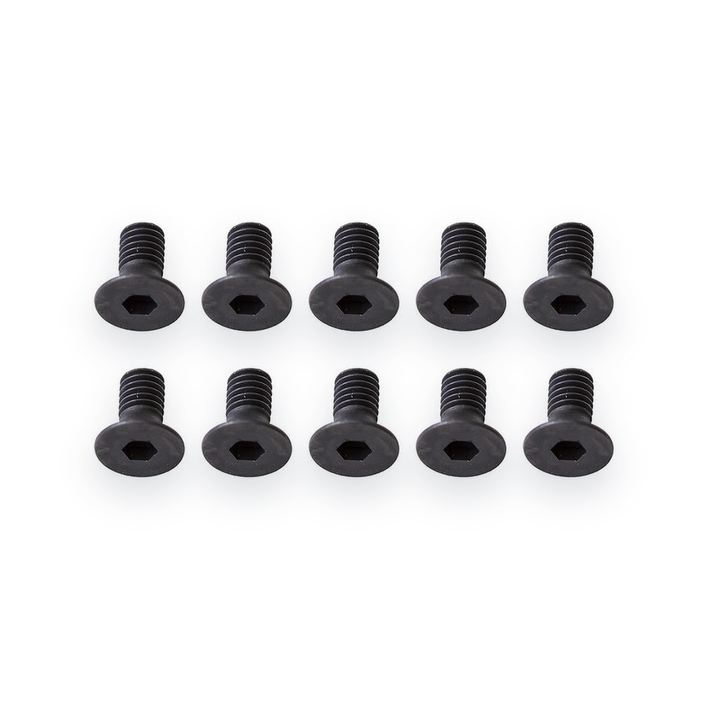 Associated M2.5x8mm FHCS Screws, 2mm Hex