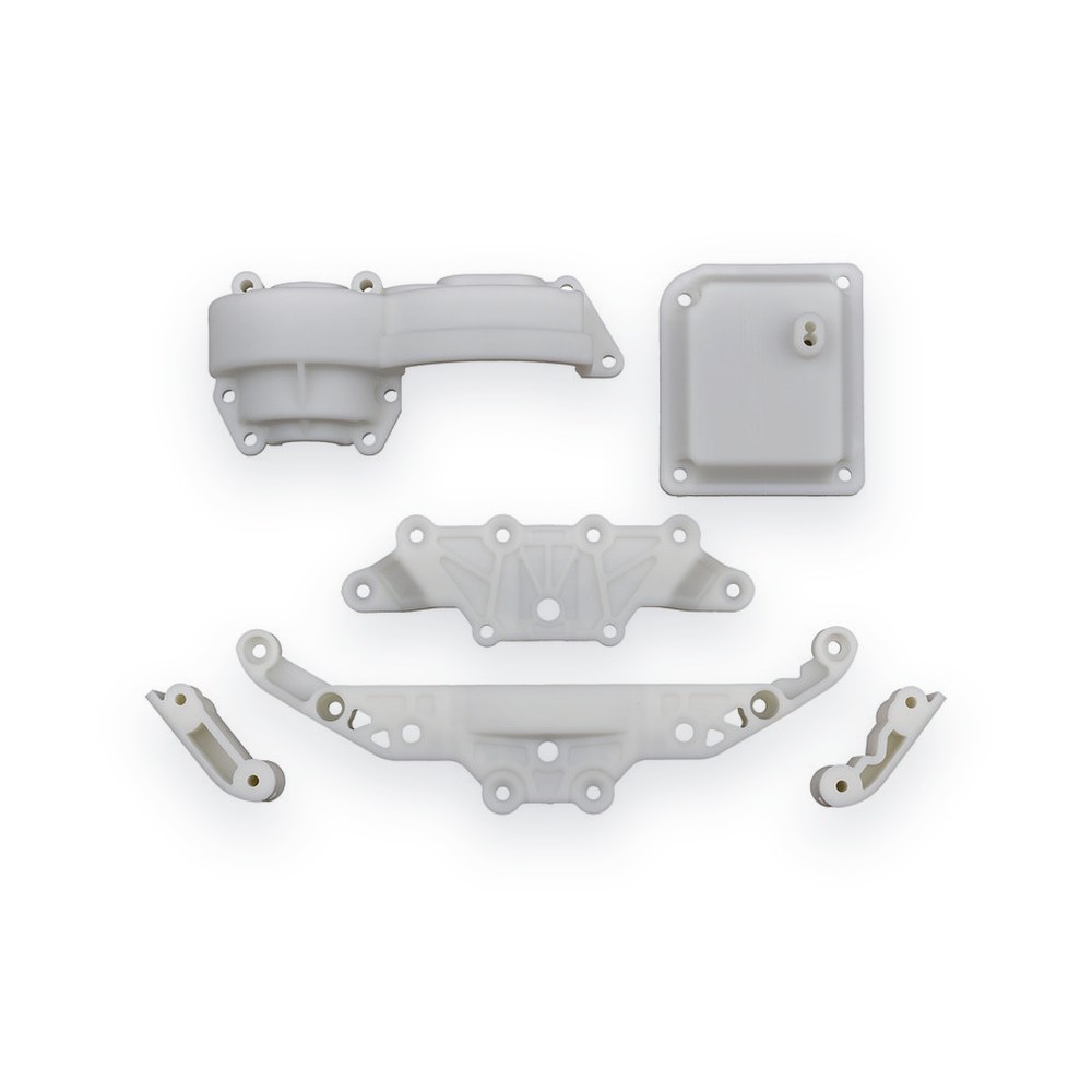 Associated RC10 4x4 Rally Natural Top Plates, Gearbox Receiver Box Top