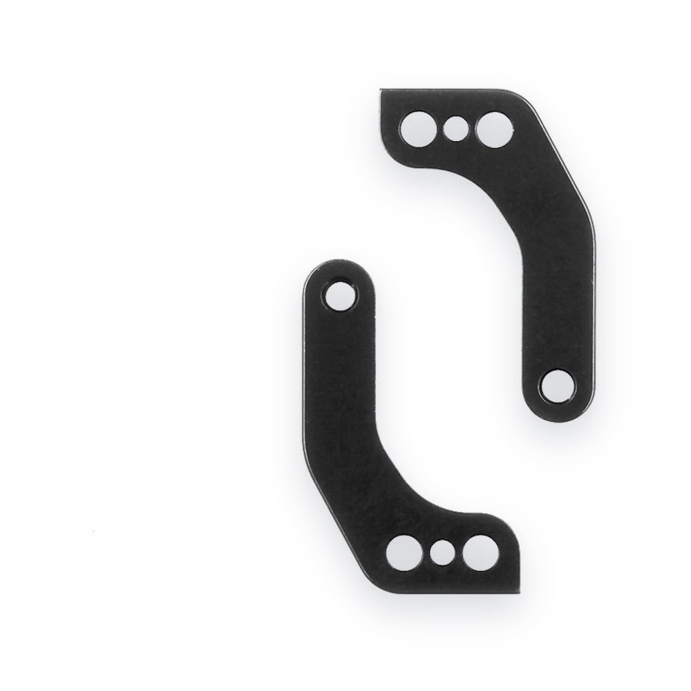 Associated Front FT Steering Block Arm Set, 1mm, for RC10TC8